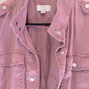Loft - light pink / rose utility jacket